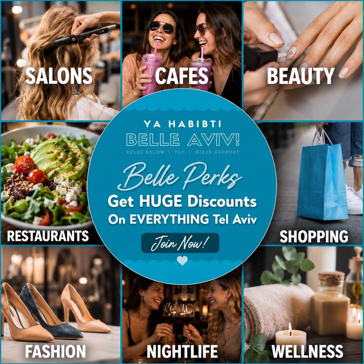 Belle Perks — huge discounts on everything Tel Aviv